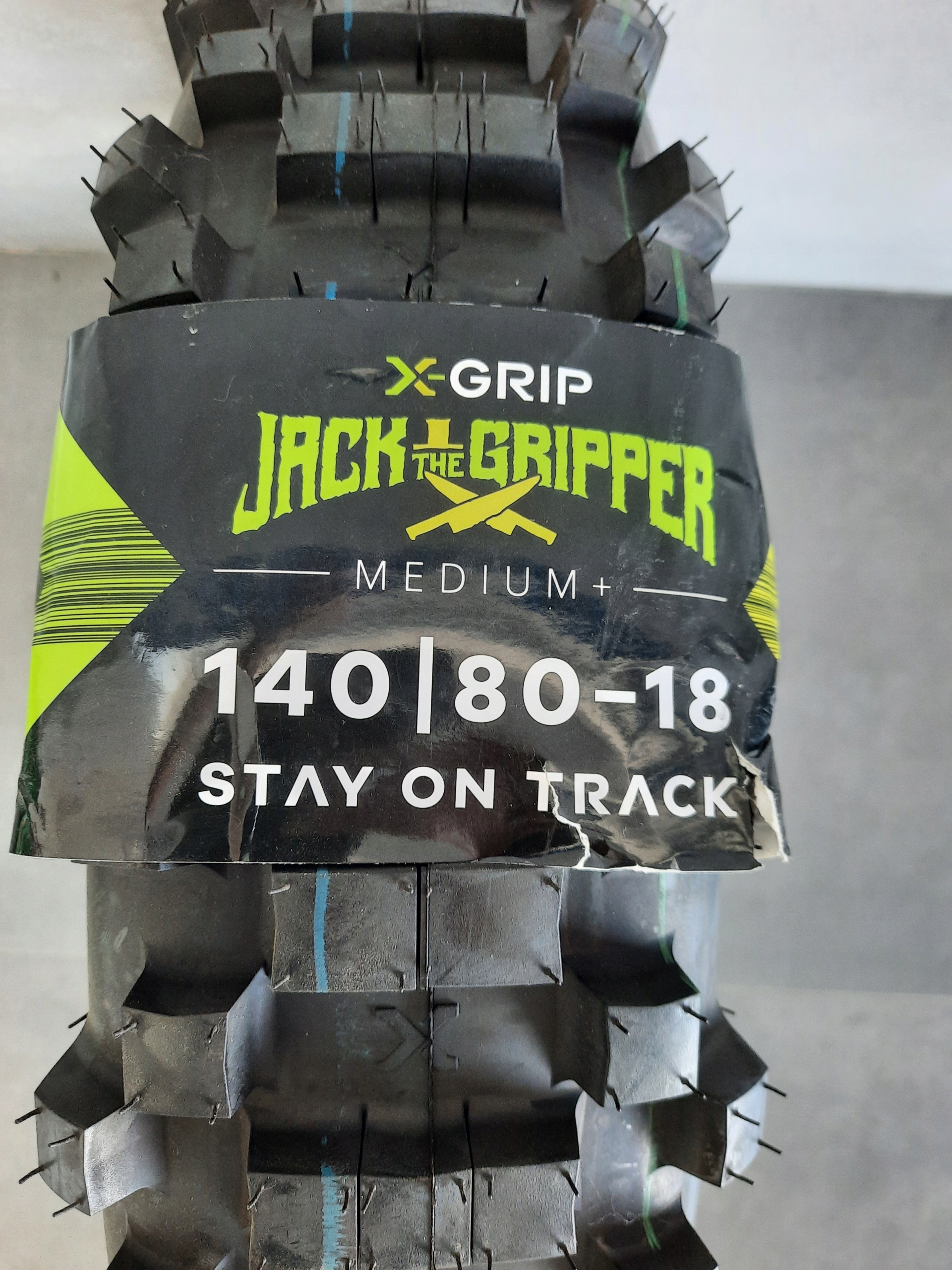 140/80-18 opona X-GRIP JACK THE GRIPPER MEDIUM + TT Rear 70M